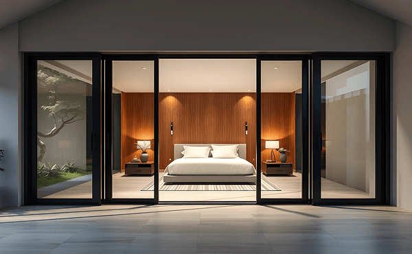 Sleek Interlock Sliding Door